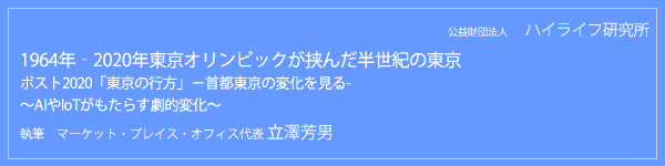 1964年‐2020年東京オリンピックが挟んだ半世紀の東京